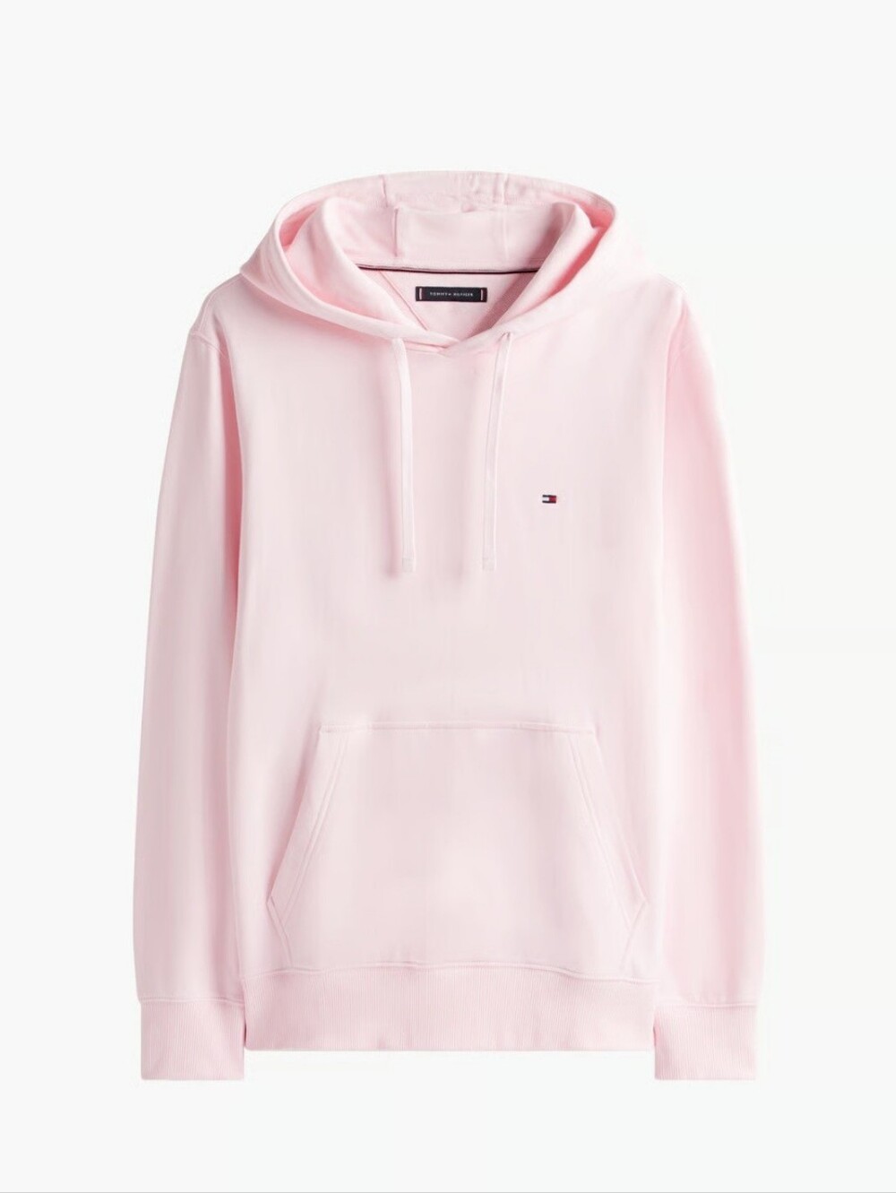 Tommy Hilfiger Men's XL Hoodie Peach Pink NWT Logo Pullover Sweatshirt